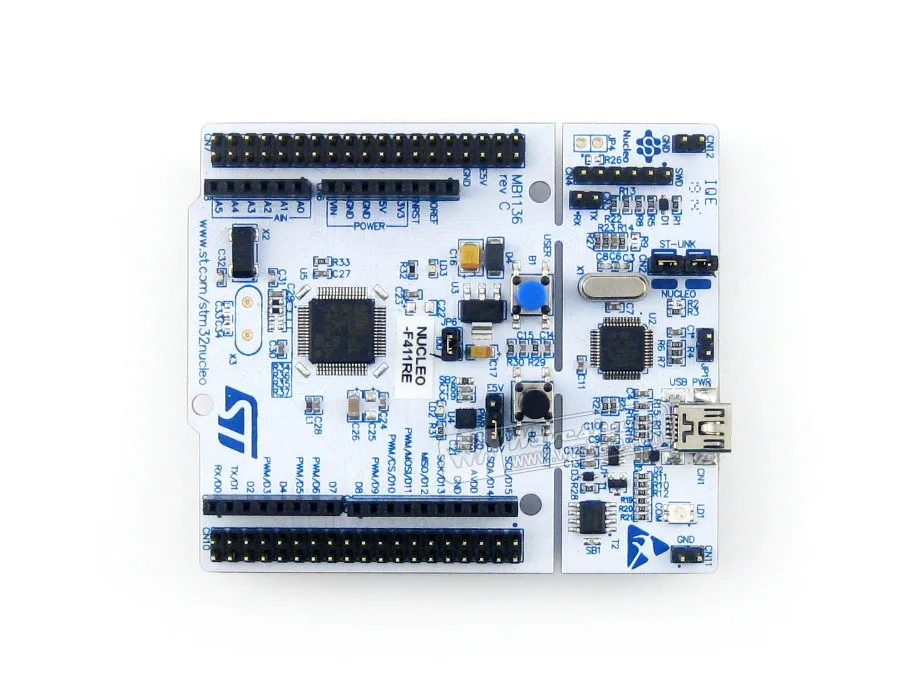 ST оригинальный MCU STM32F411RE STM32 макетная плата поддерживает подключение morpho с