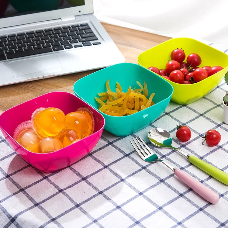 0Melon fruit bowl small snack candy dish dried food-grade plastic living room coffee table tray | Дом и сад