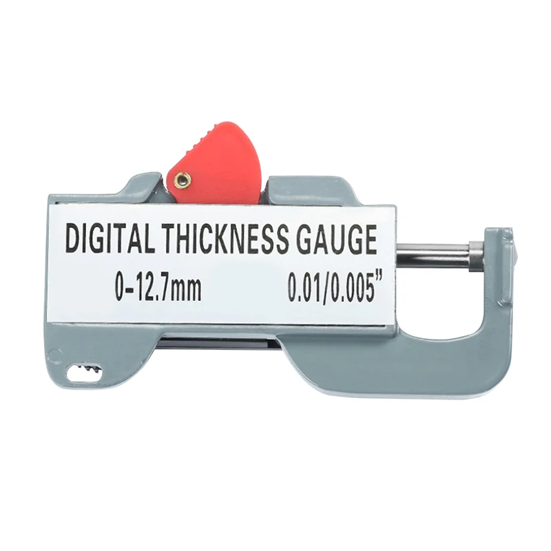 Professional Precise Digital Thickness Gauge Meter Tester Micrometer 0 to 12.7m Caliper 0.01mm Resolution 1pc | Инструменты