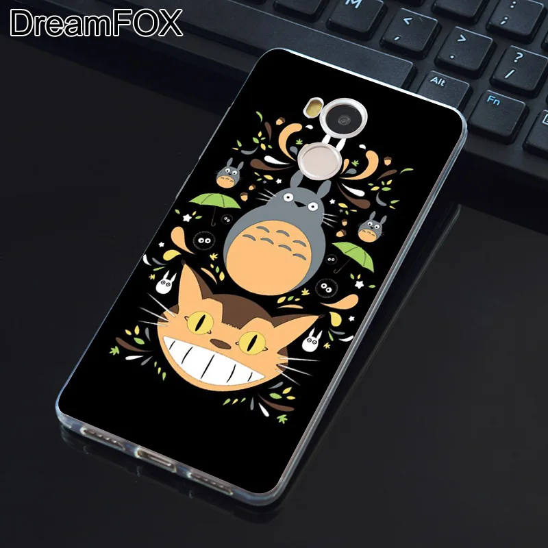 DREAMFOX L360 сосед Тоторо комикс Мягкий ТПУ силиконовый чехол для Xiaomi Redmi Note 3 4 5 Plus 3S 4A 4X