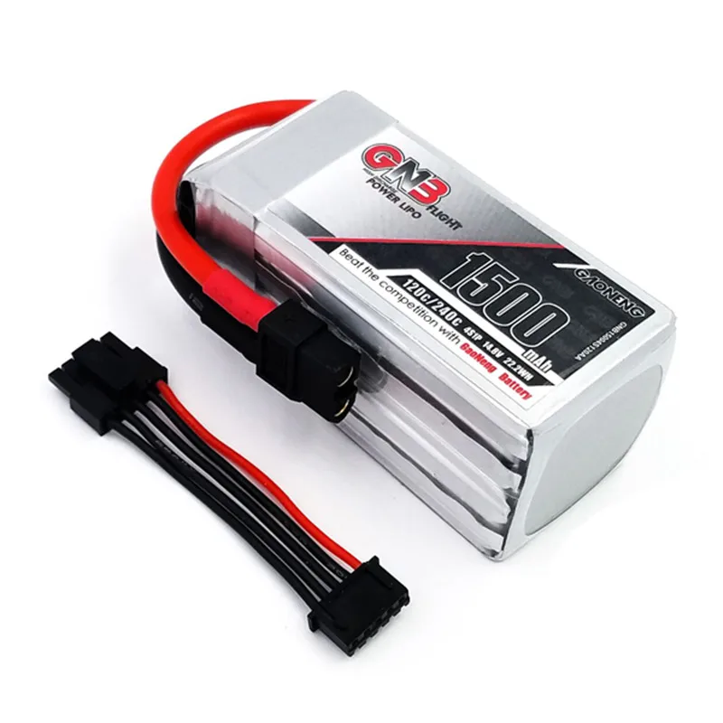 Новейшая Gaoneng GNB 14 8 V 1500 mAh 120C/240C 22.2WH FPV гоночная Lipo батарея w/Баланс провода
