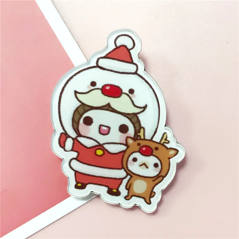 Симпатичные Рождеством играть брошь иконки на Японии Pin Kawaii значок рюкзак значки