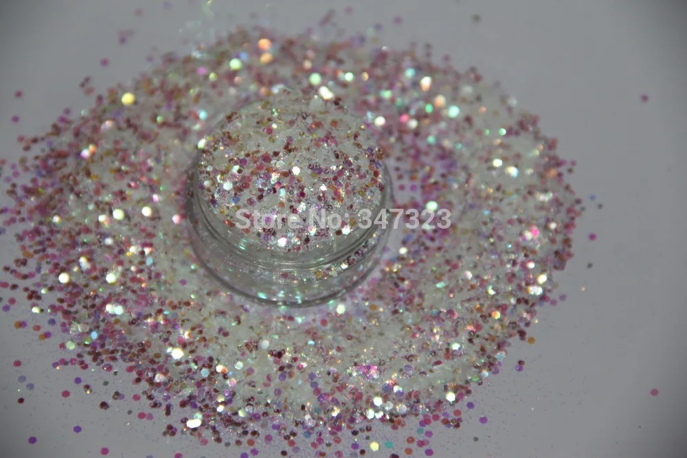 Флюгер для дизайна ногтей и других украшений сделай сам цвет белый мерцание 1