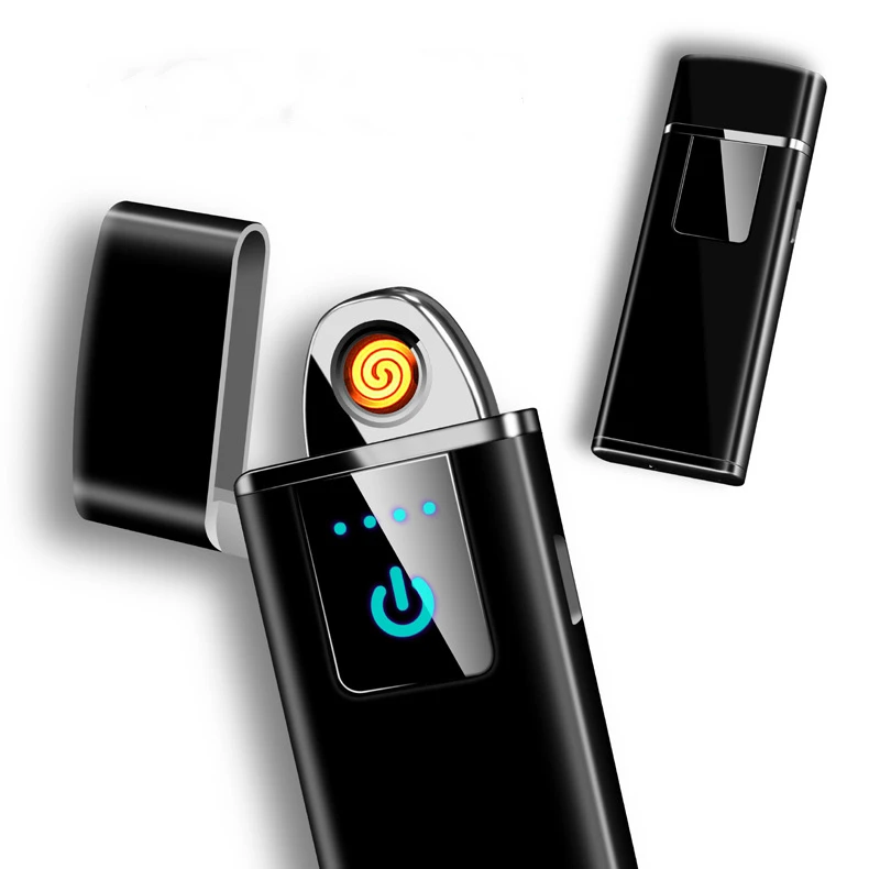 Новинка ультратонкие USB-зажигалки со сканером отпечатков пальцев | Дом и сад
