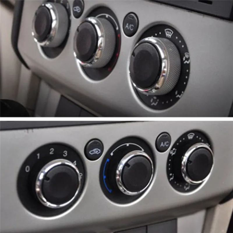Автомобильная ручка переключателя кондиционера из алюминиевого сплава для Ford