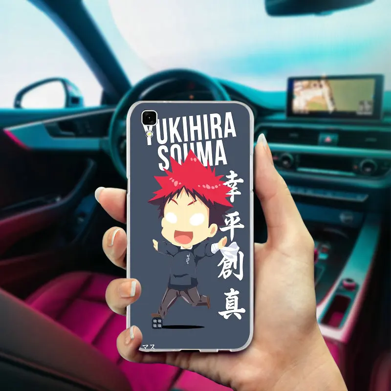 Soft TPU Phone Case for LG Spirit V10 V20 V30 G2 G3 Mini G4 G5 G6 K4 K7 K8 K10 HTC One Bag Cool Anime Shokugeki No Soma | Мобильные