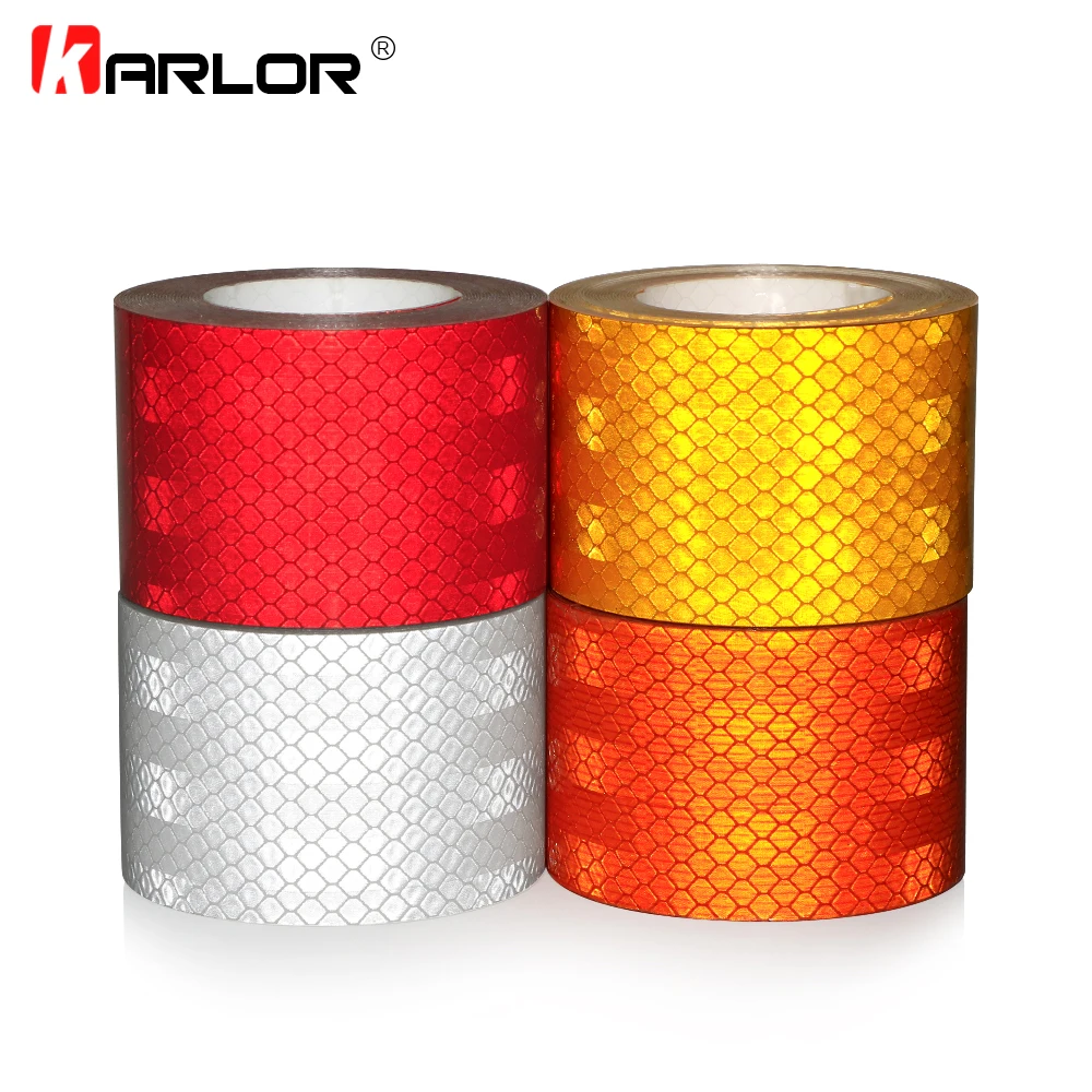

High quality 5x200cm Car Reflective Tape Stickers Auto Motorcycle Safety Reflective Material Film Warning Tape Car Styling
