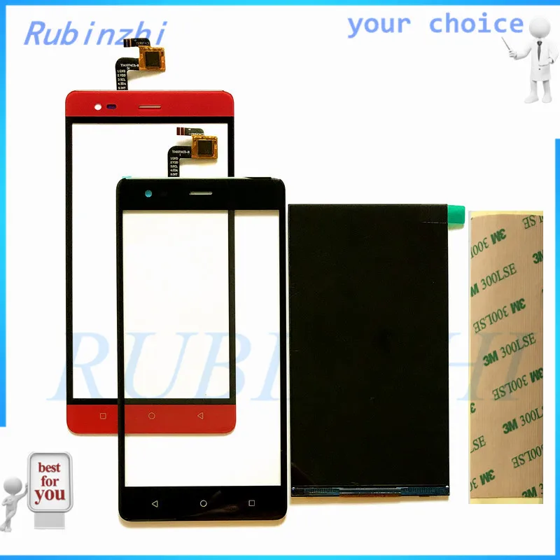 RUBINZHI Бесплатная лента 3M сенсорный ЖК дисплей для претио Grace R5 LTE psp5552 psp 5552 duo экран