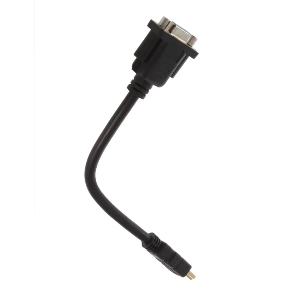 1 шт. d-sub 15 Pin M/F HDMI штекер для VGA Женский коннектор переходник конвертер кабель 20 см