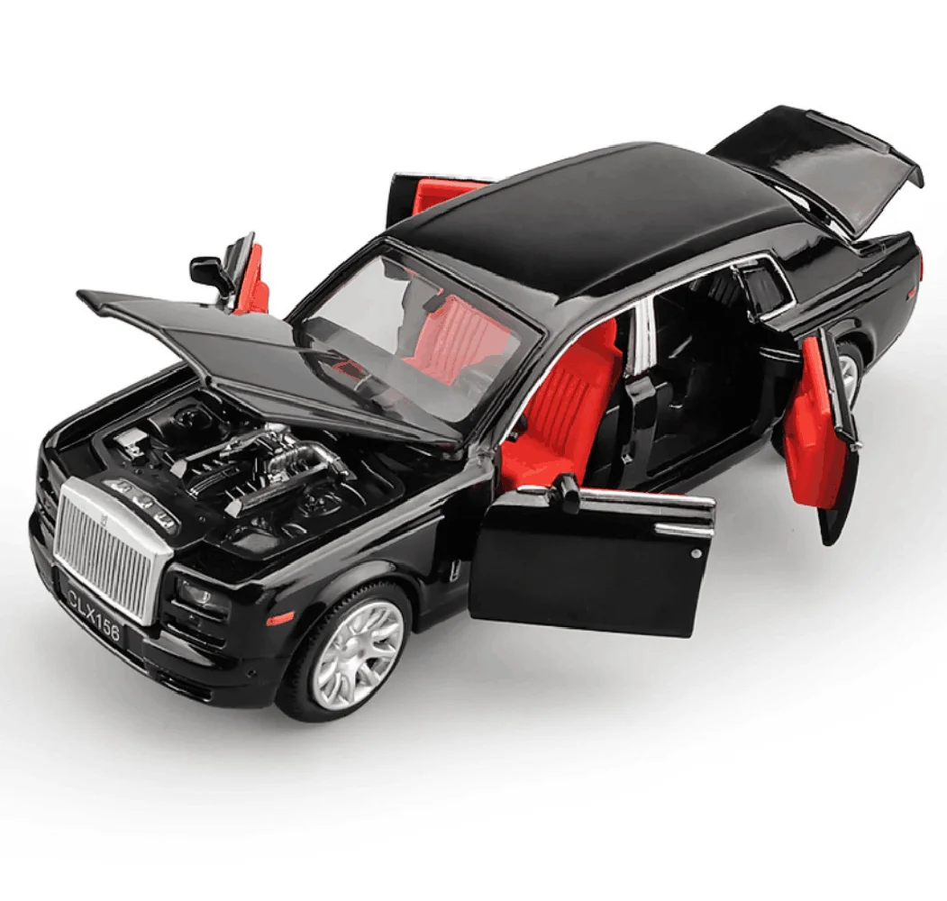 1:32 шкала Rolls Royce сплав литой под давлением металлический автомобиль-модель звуковой светильник Вытяните назад SUV 6 дверей можно открыть автомобиль-коллекция