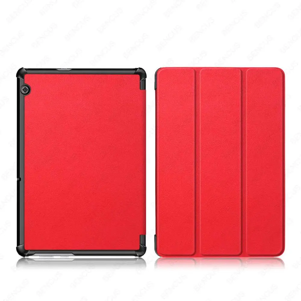 T5-10-KST-Red Чехол для huawei MediaPad T5 10 AGS2-W09/L09/L03/W19 10," Tablet крышка для huawei T5 чехол - Цвет: T5-10-KST-Red