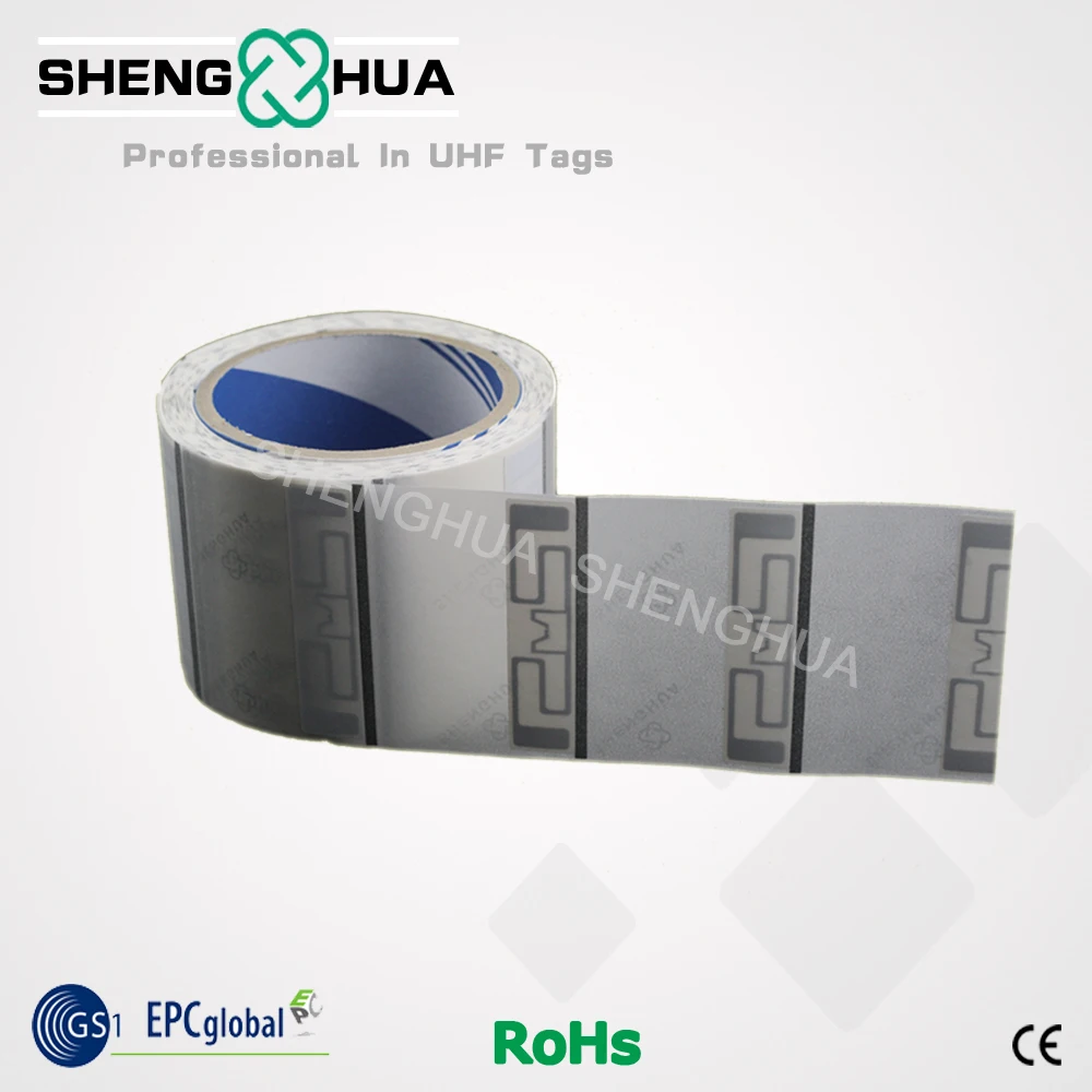 1000 шт/рулон пассивный RFID 860-960MHz низкая стоимость бумажная наклейка тег