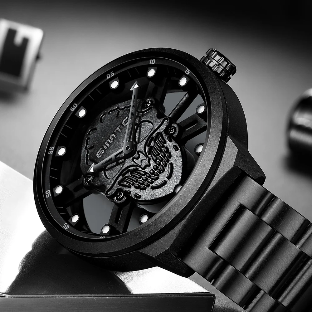 GIMTO Для мужчин часы модные роскошные Водонепроницаемый аналоговые военные