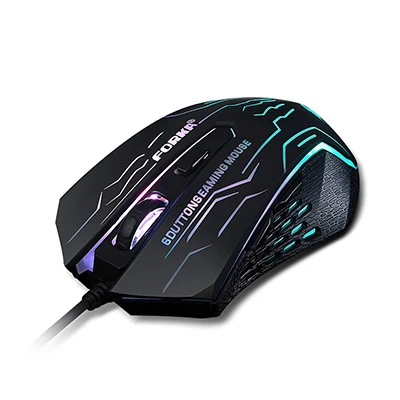 6D Silent Black Профессиональная игровая мышь Супер 8D 6800 dpi и бесшумная Проводная игровая мышь 6D 3200 dpi Регулируемая компьютерная Dota 2 - Цвет: 6D Silent Black