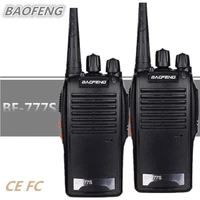 2pcs baofeng bf 777s walkie talkie uhf radio 5w portable cb radio baofeng ptt talki walki radio comunicador bf 888s bf888s bf c1
