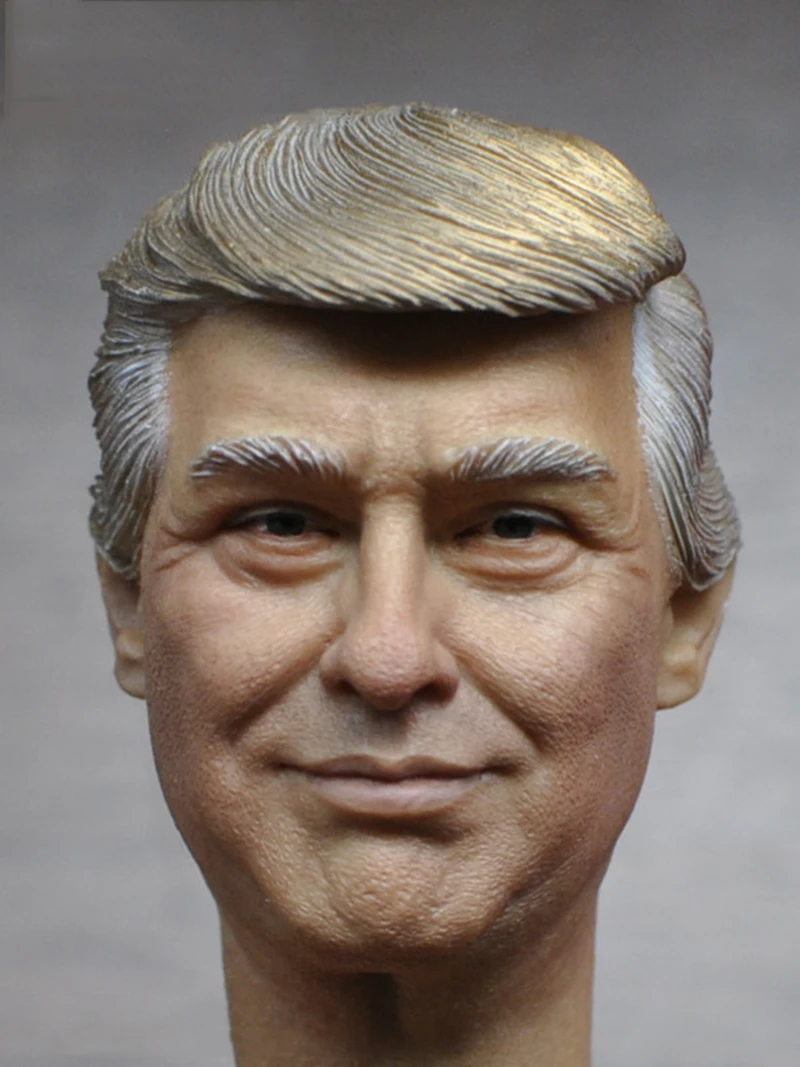 Масштаб 1/6 азиатская Мужская голова для пожилых людей фигурки мужского тела 12