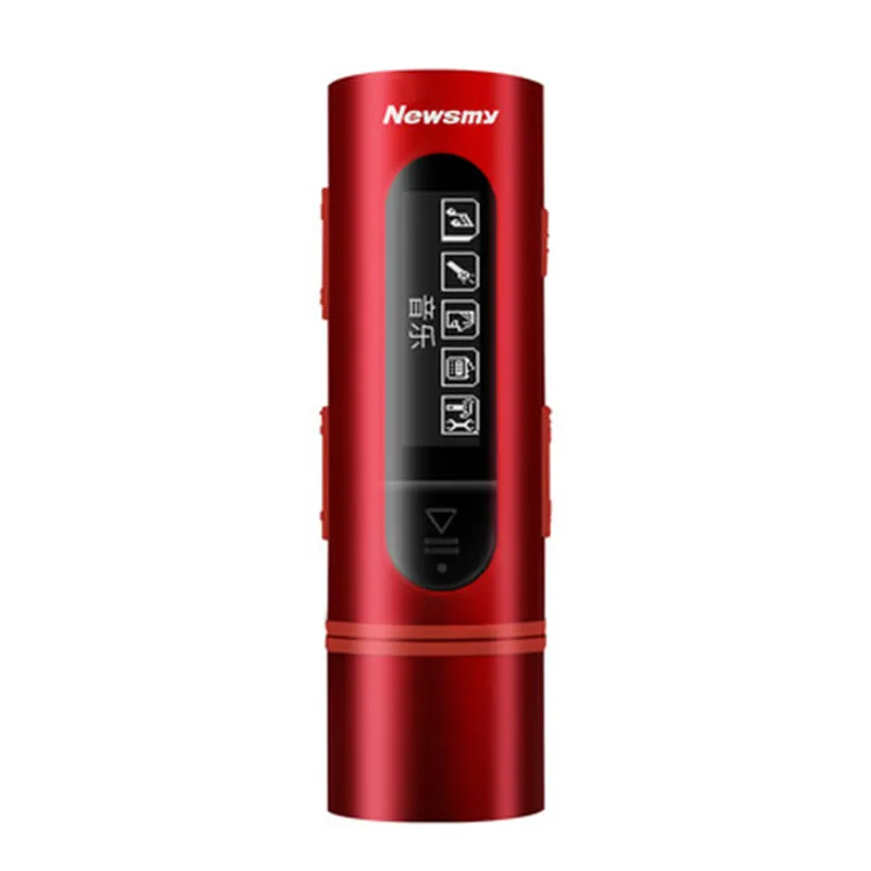 Красный Yescool B55 8 ГБ портативный спортивный MP3 плеер без потерь с высоким качеством звука Диктофон FM радио Поддержка TF hifi walkman - Цвет: Красный