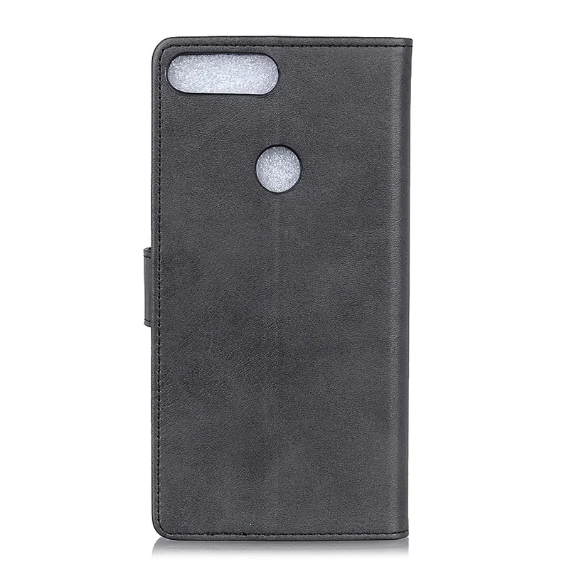For Funda Huawei Y7 Prime 2018 Case Plain Leather Business Cover Y7Prime Wallet Flip Stand Phone Cases | Мобильные телефоны и