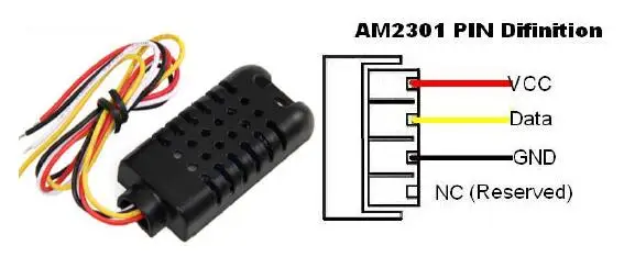 Цифровой модуль датчика температуры и влажности AM2301 1 метр|temperature digital|module