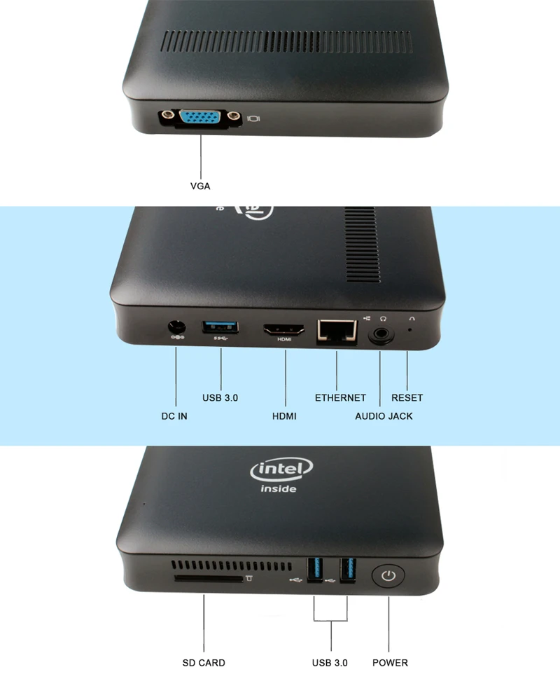 Мини ПК настольные компьютеры лицензионные Windows 10 Linux Ubuntu все в одном ПК Intel N3450 4 Гб ОЗУ 64 Гб ПЗУ HDMI медиа бокс BT USB 3,0