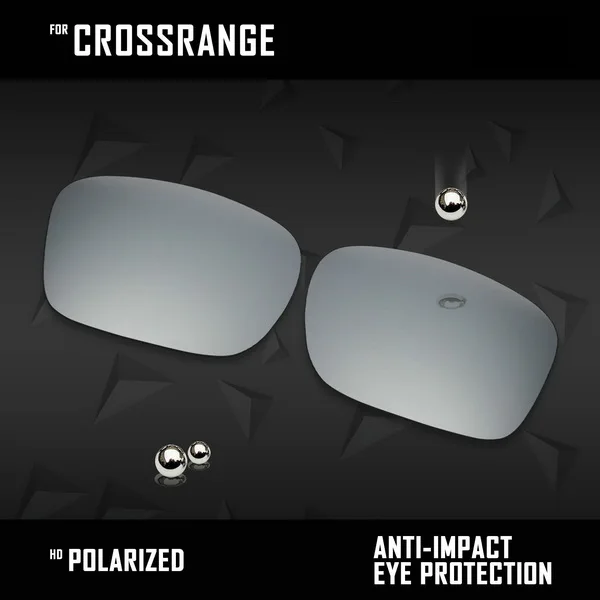 Silver Chrome OOWLIT линзы для замены солнцезащитных очков Оукли Crossrange OO9361 Поляризованные-разноцветные - Цвет линз: Silver Chrome