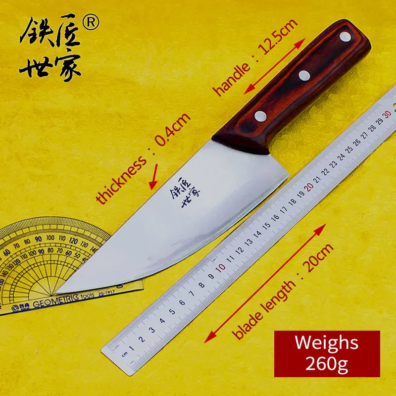Шеф-повара нож-топорик ручной работы из нержавеющей стали кованые нарезки нож