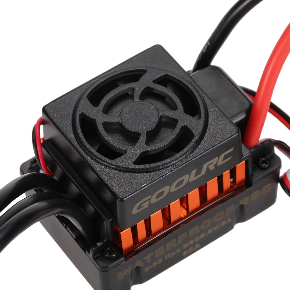 GoolRC обновление водонепроницаемый 3660 3300KV бесщеточный двигатель с 60A ESC