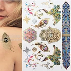 1 шт., водонепроницаемые временные татуировки с перьями