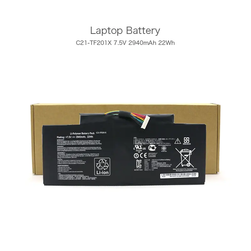 7 5 в 2940 мАч 22 Вт/ч Женский аккумулятор литий полимерный для планшета ASUS Eee Pad TF201 PT91