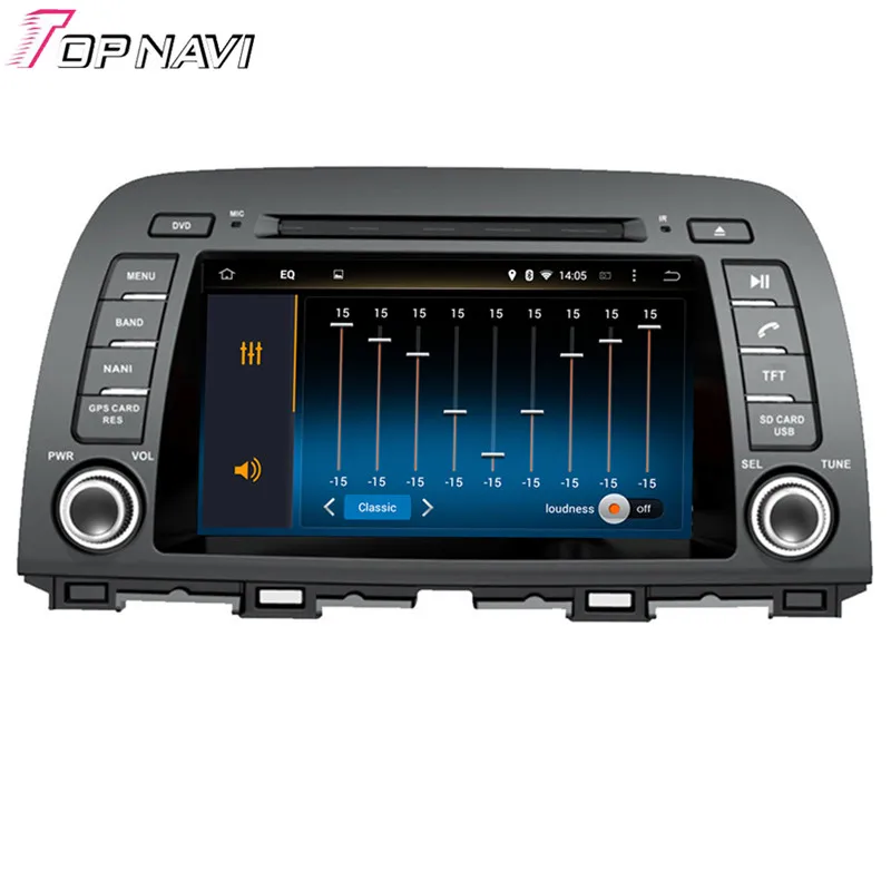 Автомобильный GPS-навигатор Topnavi Авторадио на платформе Android 6 0 с экраном 8 дюймов и