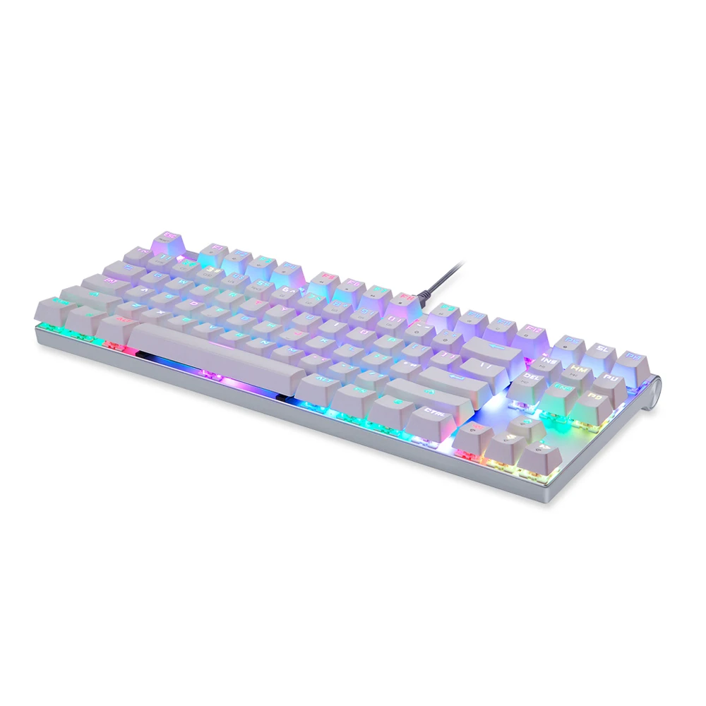 MOTOSPEED CK101 синий/красный переключатель Профессиональная USB Gaming механическая
