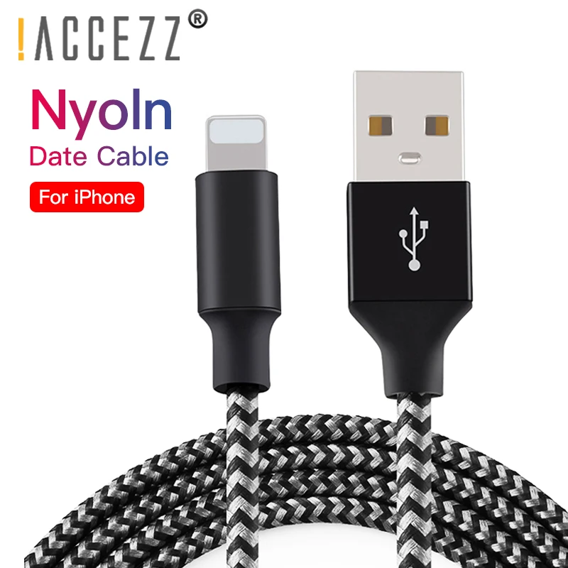 ! ACCEZZ USB кабель для зарядки и передачи данных освещение Apple iPhone X 8 7 6 6S Plus XS MAX iPad Mini IOS