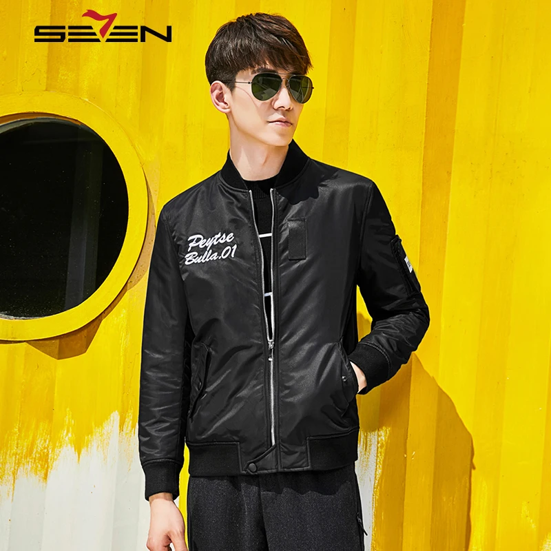 Seven7 бренд корейский стиль зимняя мужская парка повседневные Мужская куртка