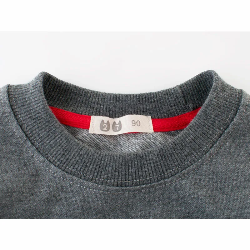 1-8Y Children Clothing Sets Autumn Kids Black Tracksuit 2 4 6 8 Years Boys Sportswear Fashion Baby Girls Playsuit Cotton Clothes | Детская