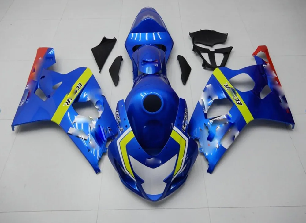 Для Suzuki GSXR 600/750 04-05 полный обтекатель комплект Кузов Литье под давлением Бензобак заднее крыло GSXR750 GSXR600 K4 K5 2004 2005