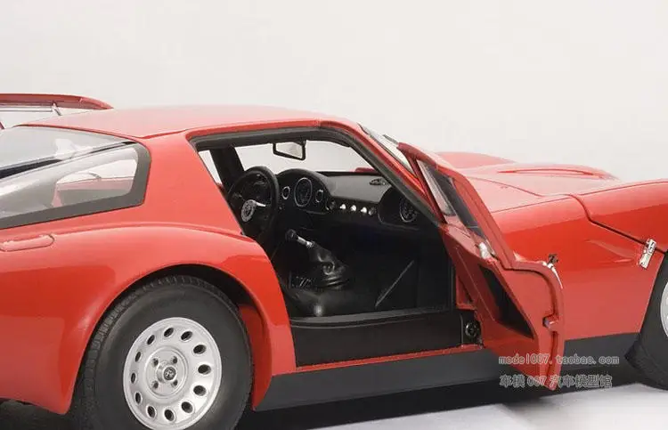 AUTOart 1:18 Alfa Romeo ALFA ROMEO TZ2 1965 модель автомобиля из сплава