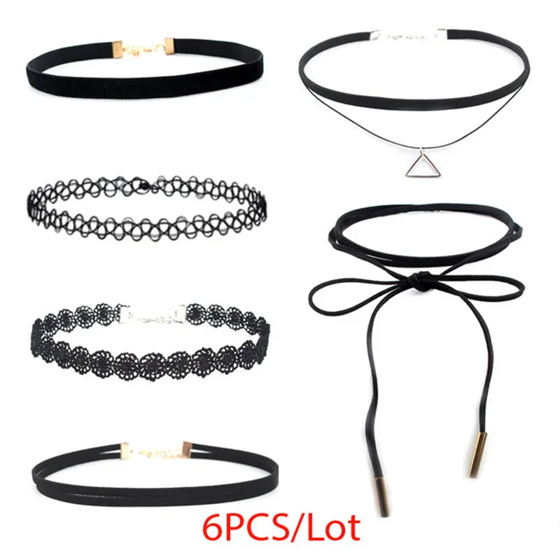 Упакованы Для Продажи Черный Кожаный Шнурок Velet Ленты Choker Ожерелье Бирюзовый
