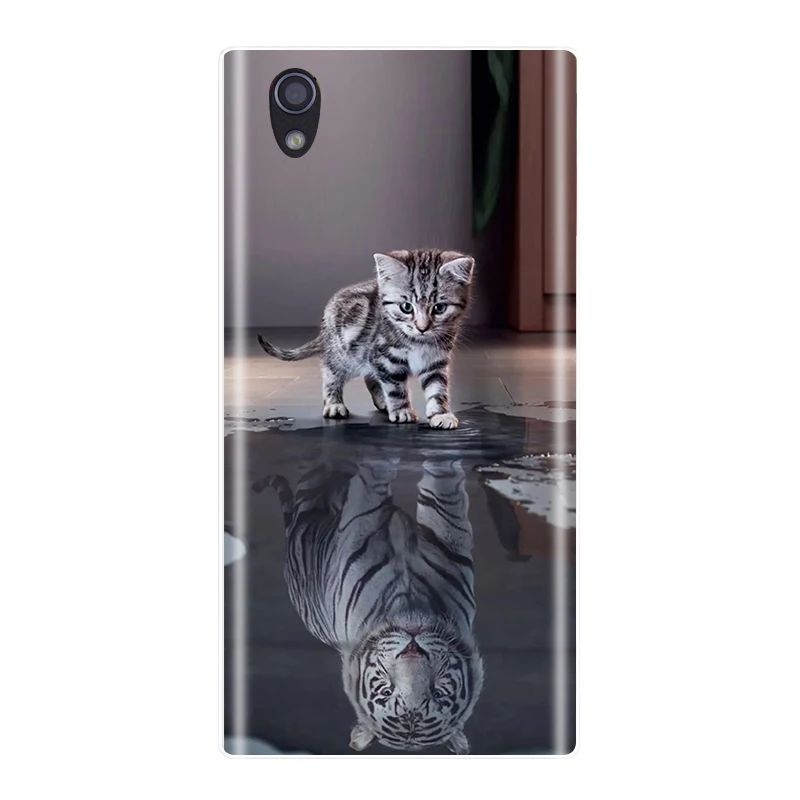 Чехол для телефона Lenovo P70 5 0 дюйма мягкий силиконовый чехол из ТПУ с милым котом