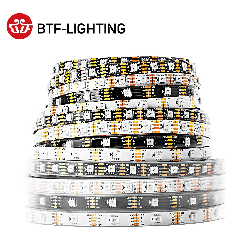 1 м/4 м/5 м WS2813 двухсигнальная 30/60/100/144 светодиодов/м индивидуально RGB Светодиодная