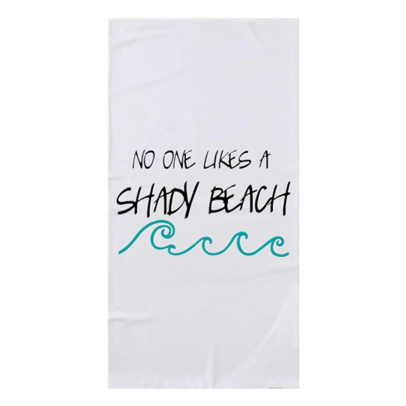 Стильное черное пляжное полотенце для путешествий смешное тенистое летнее