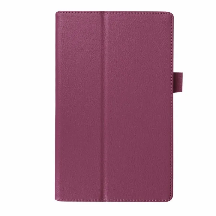 Фиолетовый Хит, чехол для lenovo Tab 3, 8, 8,0 дюймов, TB3-850F, 8 дюймов, искусственная кожа, подставка, защитный чехол для lenovo tab 2, A8-50, планшет - Цвет: Фиолетовый