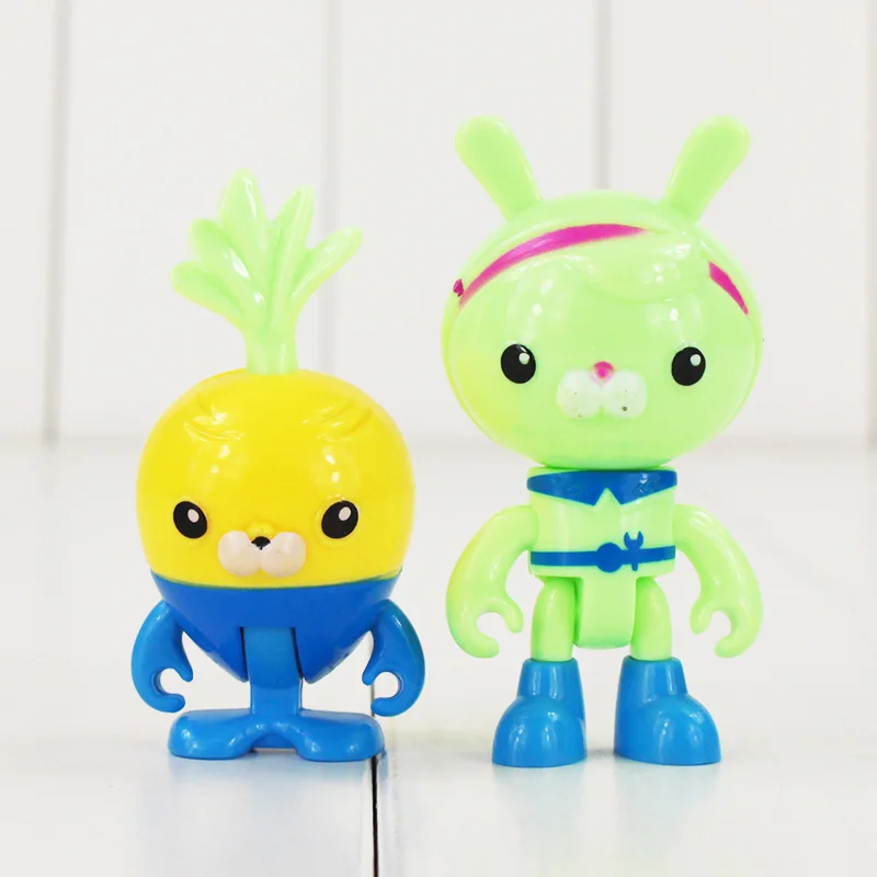 8 шт./партия Octonauts фигурка игрушки капитан барнакс песо шеллингтон Dashi Tweak кукла фигурки модель игрушки для детей