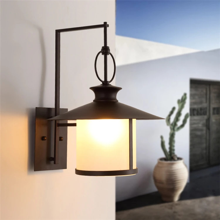 Europe outdoor Wall lamp porch lights Lampshade E27 Edsion Iron product wall light | Освещение