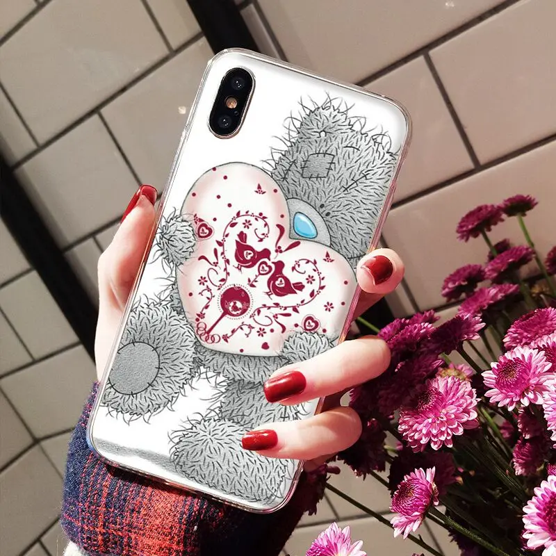 A5 Babaite Tatty Teddy Bear Me To You Мягкий силиконовый прозрачный чехол для телефона для iPhone X XS MAX 6 6s 7 7plus 8 8Plus 5 5S SE XR - Цвет: A5