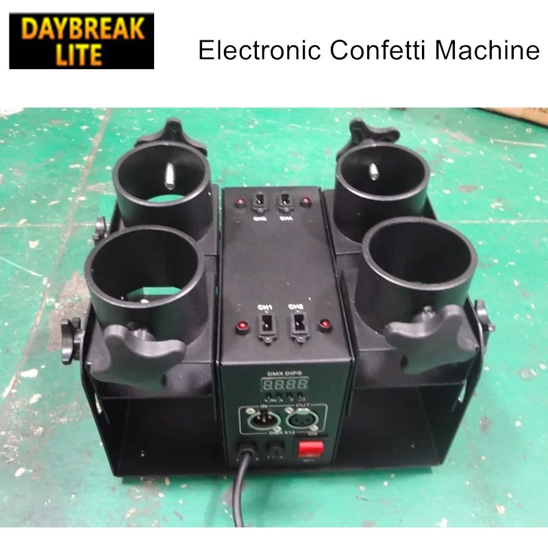 Сценический электронный аппарат для стрельбы конфетти dmx512 и пульт
