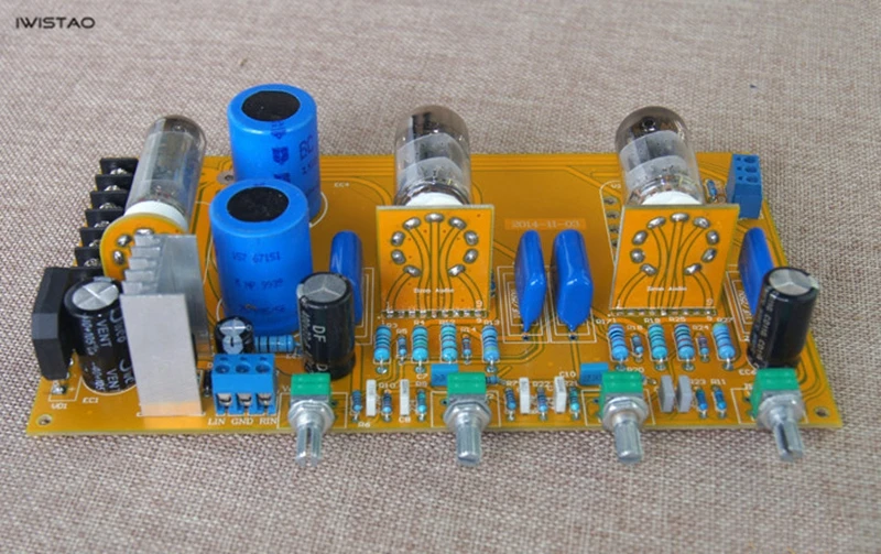 Фото Плата регулировки тона трубки 6N3 Preamp 6Z4, выпрямление без учета трансформатора, натуральный вкус DIY №2