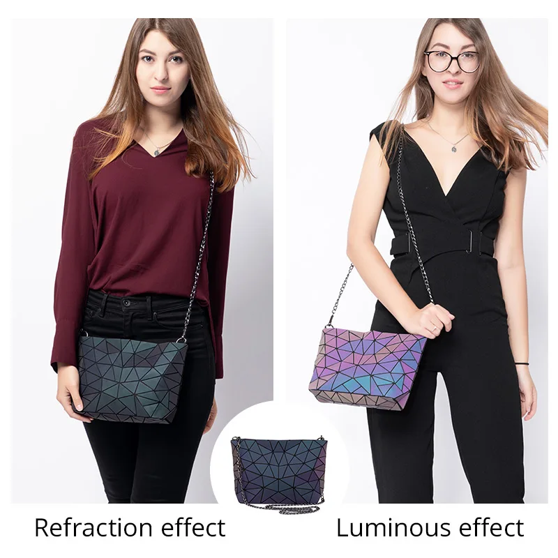 Женские сумки через плечо LOVEVOOK повседневные с длинной цепью и геометрической