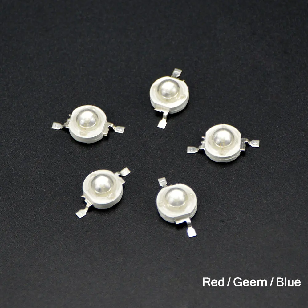 50 шт./лот настоящий полный ватт CREE 1 Вт 3 высокая мощность светодиодные лампы диоды