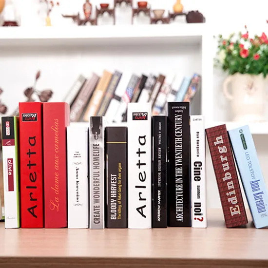 Старое время! Современная имитация B книг поддельные книги декоративные мебель