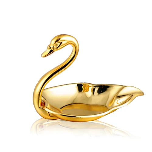 Из нержавеющей стали фруктовый поднос мод Лебедь дизайн фрукты тарелка для